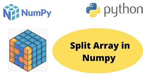 The split() function in NumPy is used to split an input array into multiple subarrays as specified by an integer value. . Numpy split array by value